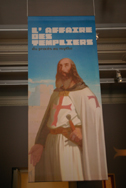 Plakat wystawy Sprawa Templariuszy. Od procesu do mitu.