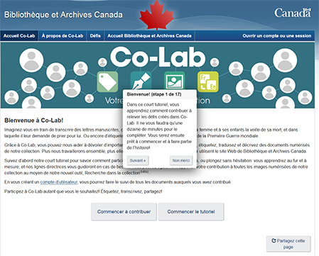 KANADA: Co-Lab niezwykłe narzędzie współpracy z użytkownikami archiwum